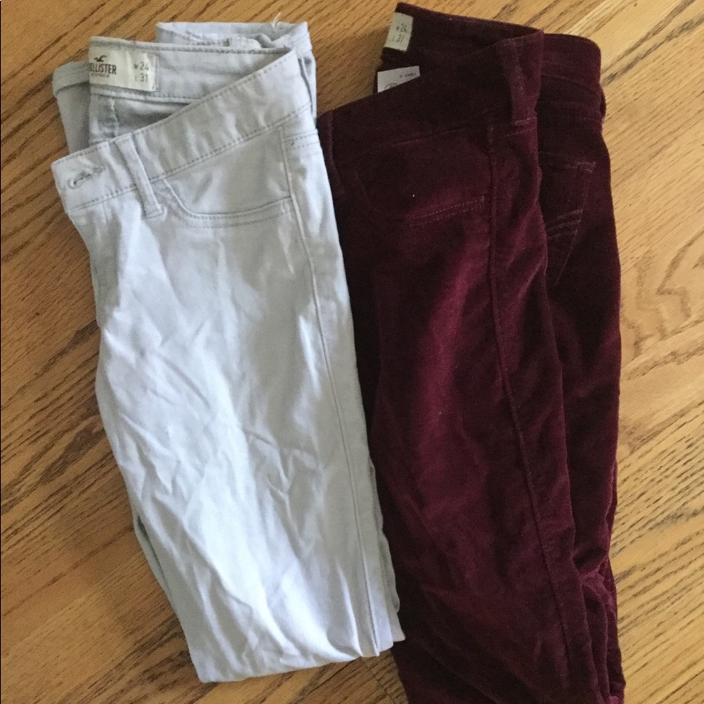 TWO Hollister Pants 24x31